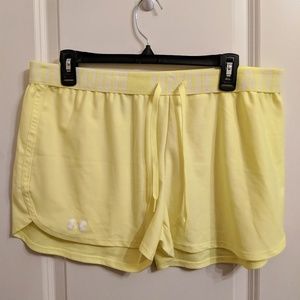 Neon Yellow Under Armour Athletic Shorts